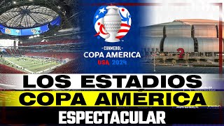 LOS ESPECTACULARES ESTADIOS DE LA COPA AMÉRICA 2024  SEDES COPA AMÉRICA 2024 [upl. by Heintz]