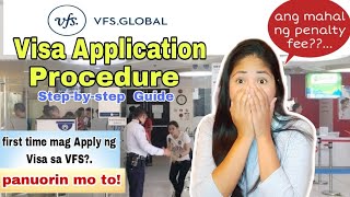 VFS global Visa Application Procedure  mga dapat gawin sa araw ng Appointment Complete Guide [upl. by Ecirtael]