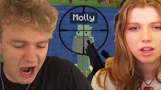 I Shot Molly In The Face In Minecraft [upl. by Malone]