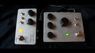 Fairfield Circuitry  Unpleasant Surprise into Randys Revenge Fuzz Ring Modulator [upl. by Tniassuot452]