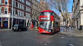 London Buses around HOLBORN STATION 2024 [upl. by Wahkuna973]