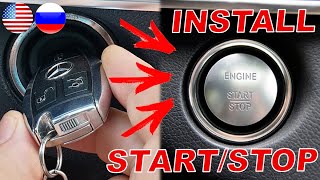 Mercedes Retrofit Installation Smart STARTSTOP Button amp KEYLESSGO Function on MercedesBenz FBS4 [upl. by Braeunig]