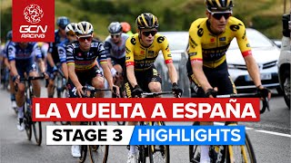 GC Battle Gets Underway  Vuelta A España 2023 Highlights  Stage 3 [upl. by Hilliard643]