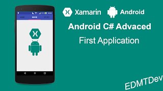 Xamarin Android Tutorial  First App [upl. by Einnil]