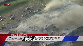 Fire emerges at Fredericktown Mo plant evacuations ordered [upl. by Mayne]