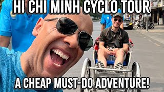 Ho Chi Minh Cyclo Tour A CHEAP MUSTDO Adventure [upl. by Eirb]