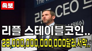 XRP 리플 스테이블코인 RLUSD 28000000000000달러 [upl. by Kcajyllib918]