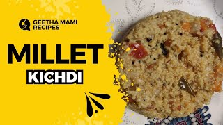 Millet breakfast recipes in tamil  சத்தான சிறுதானிய உணவு [upl. by Rodmun]