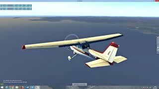 X Plane 11 10 G1000 C172SP décollage LFMN partie 2 [upl. by Anec753]