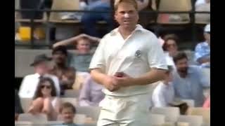 Shane Warnes first over in Test Cricket  Australia VS India [upl. by Consuela]