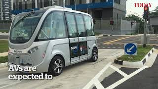 Driverless buses to ply Punggol Tengah Jurong Innovation District from 2022 [upl. by Ev]