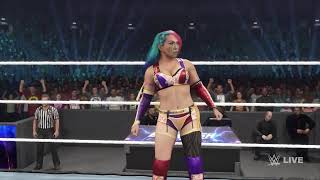 Asuka Vs Bayley WWE 2K23 [upl. by Eserehc]