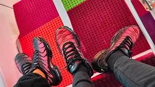 Ma première paire de Nike TN  Air Max Plus Gradient Red et la Nike Air Max Plus “Deadpoolquot 20 [upl. by Jean]