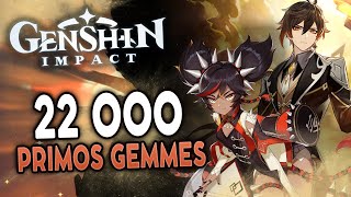 22 000 Primos Gemmes Pour invoquer ZHONGLI   Genshin Impact FR [upl. by Ahsikyw]