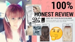 LOreal Colorista Bleaching Kit amp Dye BROWN TO BLONDE HONEST Review amp Tutorial BLEECH FAIL [upl. by Asek]