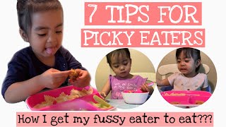 7 TIPS FOR PICKY EATING TODDLERS  Paano magpakain ng fussy eater  toddler meal ideas [upl. by Nawuj548]