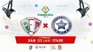 Campeonato Brasileiro 2023 Série D  ParnahybaPI X NacionalAM [upl. by Ecneret]