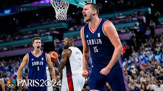 Nikola Jokic’s TOP highlights from Paris Olympics basketball competition  NBC Sports [upl. by Nosahc]