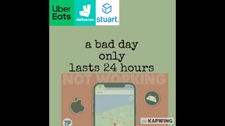 Back to the REALITY of delivering in the uk  Ubereats  Deliveroo  Stuart  Just Eat [upl. by Nyrraf41]