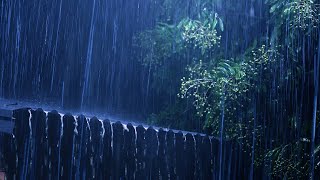 💤 Fall Asleep Fast In 3 Minutes With Torrential Rain On Tin Roof amp Powerful Thunder Sounds At Night [upl. by Elok]