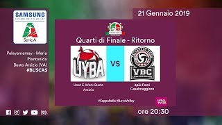 Busto Arsizio  Casalmaggiore  Quarti Coppa Italia  Speciale  Samsung Galaxy A [upl. by Eirroc155]