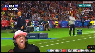 IShowSpeed Reacts To Gareth Bales Bicycle kick Agianst Liverpool In UCL 2018 Final [upl. by Ingraham553]