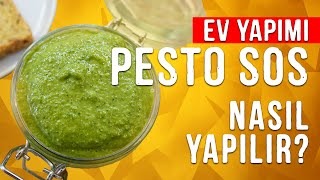 Ev Yapımı Pesto Sos 😍 Mutfak Okulu 🥰 [upl. by Tarrant]