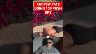 Andrew Tate does 150 push ups in 5 minutes [upl. by Assiron223]