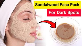 Sandalwood Powder Face Mask For Dark Spots How to Make Sandalwood Rose Water Lemon Face Pack [upl. by Erv611]