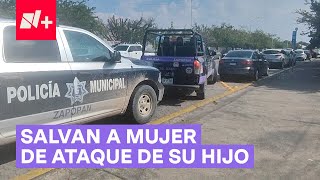 Madre llama a la policía para que la salven de las agresiones de su hijo  N [upl. by Everett881]