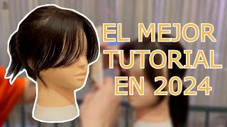 ¿Flequillo Cortina en Casa？💇‍♀️ TUTORIAL Paso a Paso para un Resultado Professional [upl. by Bobbye15]