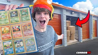 I Found Vintage Pokemon Cards in an ABANDONED STORAGE UNIT [upl. by Rolandson]