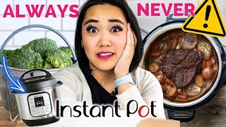 Top 10 things I ALWAYS and NEVER make in the Instant Pot [upl. by Fraser144]