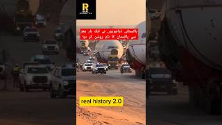 Saudi Arabia aeroplane shifting done by Pakistani Pathan driver hats off aeroplaneTruck Shifting [upl. by Ilah934]