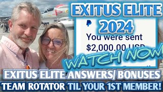 🔥 EXITUS ELITE 2024 AND THE ANSWERS TO EXITUS ELITE POWERFUL VIDEO [upl. by Garner]