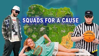 Squads for a Cause  Full Fortnite Stream [upl. by Ardnuassak342]