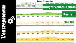 1 Faire un BUDGET VENTES ACHATS  Mise en forme [upl. by Solly]