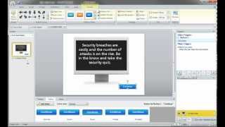 Articulate Storyline Tutorial Using triggers to change text states in 2 of 6 [upl. by Zawde690]