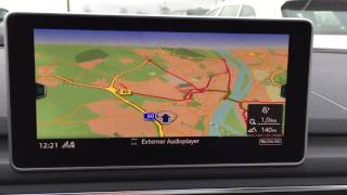 Audi Navigation plus mit MMI 2016  Der neue Audi A4 [upl. by Oilcareh]