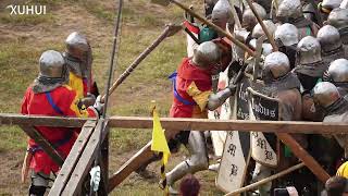 quotShocking the Shield Wallquot！ buhurt medievalcombat hmb medieval [upl. by Pine997]