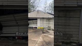 Massive Garage Demo 5k🤑 demolition junkremoval sidehustle skylane fyp [upl. by Towrey]