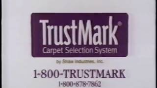 TrustMark  Trust Mark  Carpet Selection System  Commercial 1994 [upl. by Jordanson]