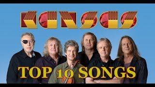 Top 10 Kansas Songs Greatest Hits Steve Walsh John Elefante [upl. by Ardnaz90]