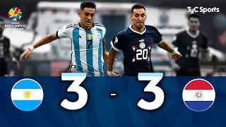 Argentina 33 Paraguay  Preolímpico Sudamericano Sub23 Venezuela 2024 [upl. by Wheelwright333]