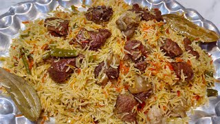 Eid Bakra Eid special Bade ki Biryani Recipe  Muradabadi yakhni Biryani Recipe 😋 [upl. by Publea]