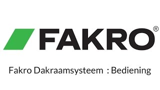 Fakro dakraam bediening [upl. by Burnett]