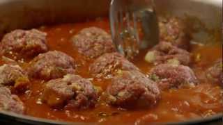 How to Make Italian Spaghetti Sauce with Meatballs  Spaghetti Recipe  Allrecipescom [upl. by Imeaj61]