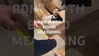 Quickly Measured Wood Stack woodworking furnituremaker tips woodworkingtips hardwood measuring [upl. by Nelra]