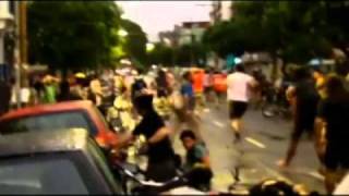 VIDEO Car Plows Into Group of Bikers [upl. by Haisoj]