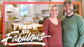 Outdated Home Refreshed with Modern Farmhouse Renovation  Fixer to Fabulous  HGTV [upl. by Eehtomit]